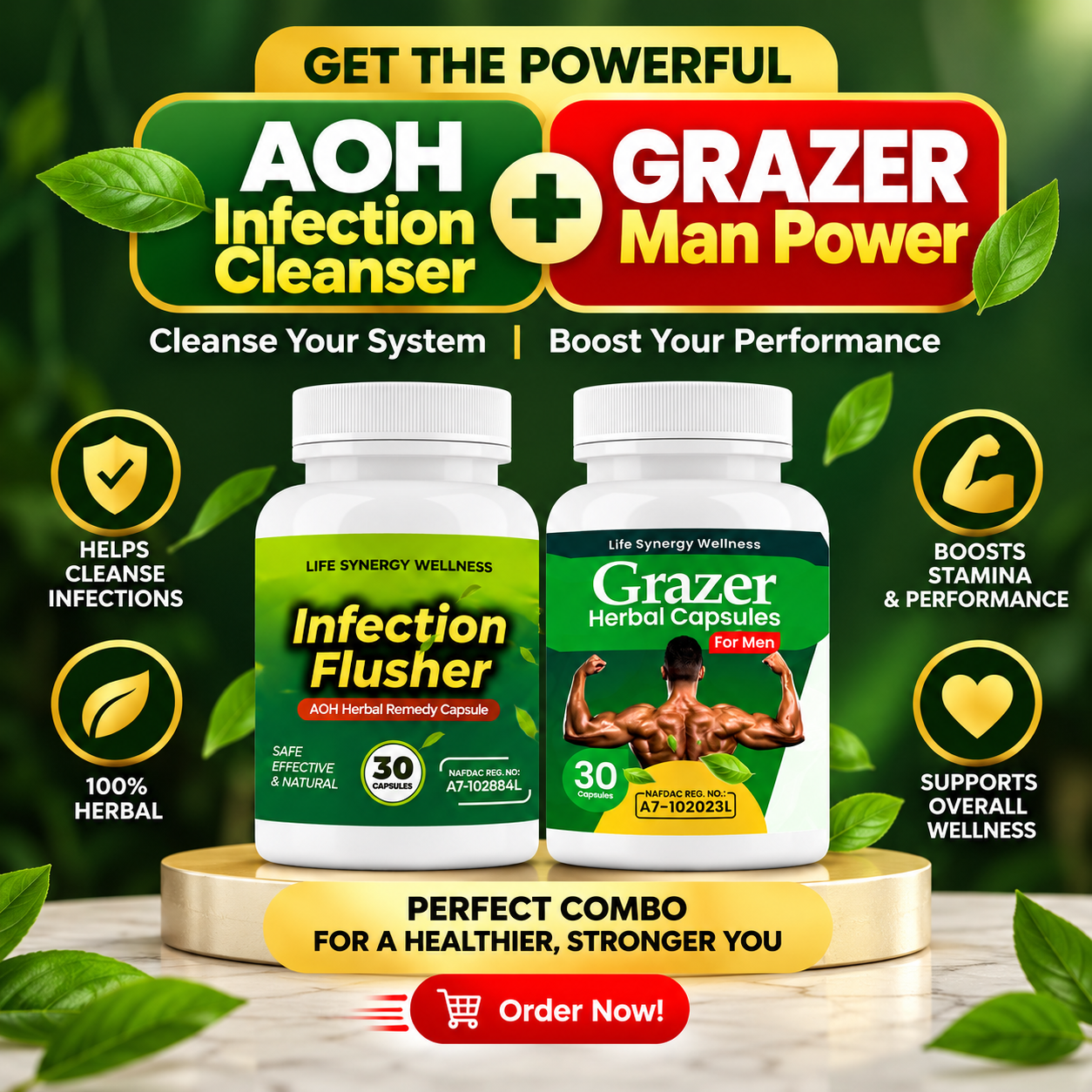 AOH Infection Flusher pack